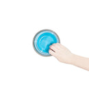 Kit 2 Comedouros Inox Prestige Azul 210ml - Resistente e Antiderrapante