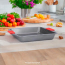 Forma Assadeira Antiaderente Quadrada 28x25cm Forneável