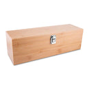 Kit Vinho com Caixa de Bambu: Saca-rolha, Corta-gotas, Bico e Tampa