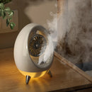 Mini Ventilador Umidificador Spray Portátil Usb Com Led