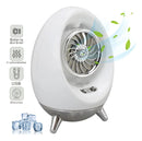 Mini Ventilador Umidificador Spray Portátil Usb Com Led