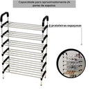 Sapateira Portátil Rack Organizador Calçados 6 Andares - ...
