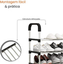 Sapateira Portátil Rack Organizador Calçados 6 Andares - ...