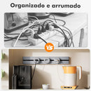 Tomada De Trilho Móvel 40cm 3 Plugues 32a