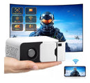 Projetor T6 Mini com Android 13, Wi-Fi 2.4G/5G, resolução nativa HD e suporte a conteúdos de até 4K.