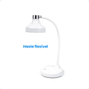 Luminária De Mesa Abajur Quarto Articulável Led Touch Esc...