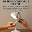 Luminária De Mesa Abajur Quarto Articulável Led Touch Esc...