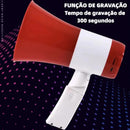 Megafone Mlb-001 20w Gravação 30m Cor Vermelho