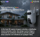 Câmera IP Wi-Fi H9C 5MP+5MP LENTE DUPLA 3K Externa