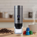 Cafeteira Portátil Elétrica 3 em 1 20 Bar para Cápsulas e Café Moído Recarregável USBC