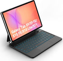Capa com Teclado Magnético para Samsung Galaxy Tab S9 S8 S7 11 Polegadas com Trackpad e Teclas Retroiluminadas