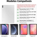 Capa com Teclado Magnético para Samsung Galaxy Tab S9 S8 S7 11 Polegadas com Trackpad e Teclas Retroiluminadas