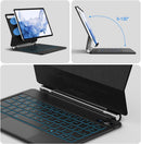 Capa com Teclado Magnético para Samsung Galaxy Tab S9 S8 S7 11 Polegadas com Trackpad e Teclas Retroiluminadas