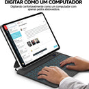 Capa com Teclado Magnético para Samsung Galaxy Tab S9 S8 S7 11 Polegadas com Trackpad e Teclas Retroiluminadas