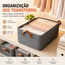 A solução inteligente para acabar com a bagunça de roupas, brinquedos e acessórios.