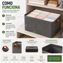 A solução inteligente para acabar com a bagunça de roupas, brinquedos e acessórios.