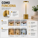 A luminária moderna que transforma sua mesa em um espaço mais aconchegante e sofisticado.