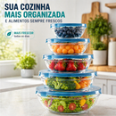 Conserve seus alimentos por mais tempo com potes elegantes, herméticos e perfeitos para uma cozinha organizada.
