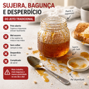 O pote de mel mais fofo da sua cozinha — funcional, delicado e perfeito para deixar sua mesa mais sofisticada.