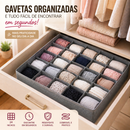 Transforme gavetas bagunçadas em um espaço organizado, prático e funcional em poucos segundos.