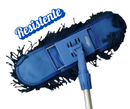 Conjunto Mop Pó Nobre 40cm – Refil de Algodão, Cabo Telescópico 1,40m Profissional