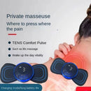 Electric Cervical Massage Pads Mini Neck Stimulus Adjustable Massage Cushion For Shoulder Back Waist