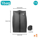 Dobre o Espaço da Sua Mala e Leve o Dobro de Roupas - Economize 60% de Espaço com Vácuo Sem Precisar de Aspirador!