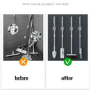 Acabe com Vassouras Caindo no Chão - Organize Todos os Utensílios de Limpeza na Parede Sem Furar