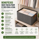 A solução inteligente para acabar com a bagunça de roupas, brinquedos e acessórios.