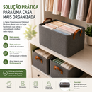 A solução inteligente para acabar com a bagunça de roupas, brinquedos e acessórios.