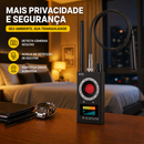 Detector de Câmeras Ocultas, Sinais RF e Rastreadores Magnéticos PrivacyScan Pro K18™
