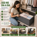 A solução inteligente para acabar com a bagunça de roupas, brinquedos e acessórios.